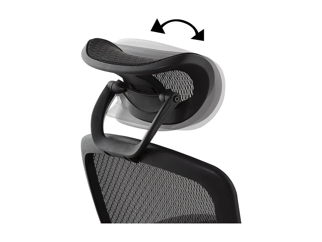 Ergonomischer Designer-Bürostuhl - TYPHON - zwart - 66x66x127 cm