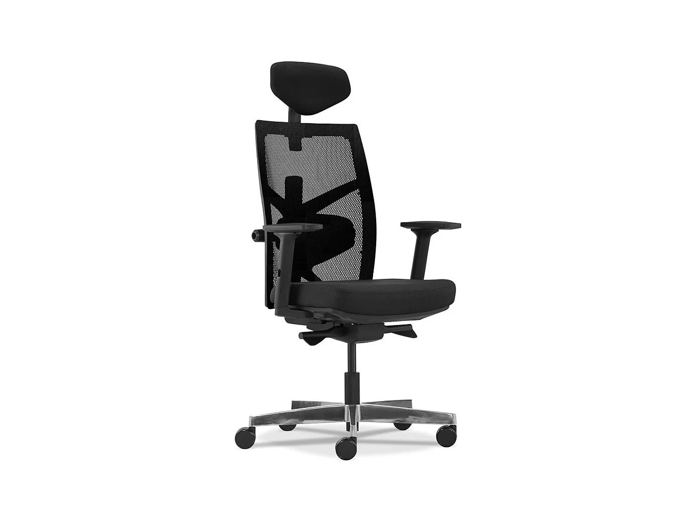 Ergonomischer Bürostuhl - IMPERO - Schwarz - 70x70x105,5 cm