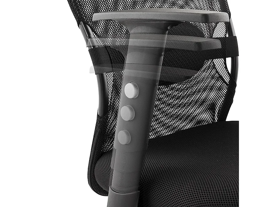 Designer-Bürostuhl - SOYOUZ - Schwarz - 62x62x129 cm