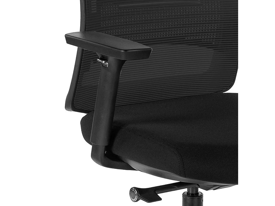 Ergonomischer Bürostuhl - OXFORD - Schwarz - 68x60x126 cm