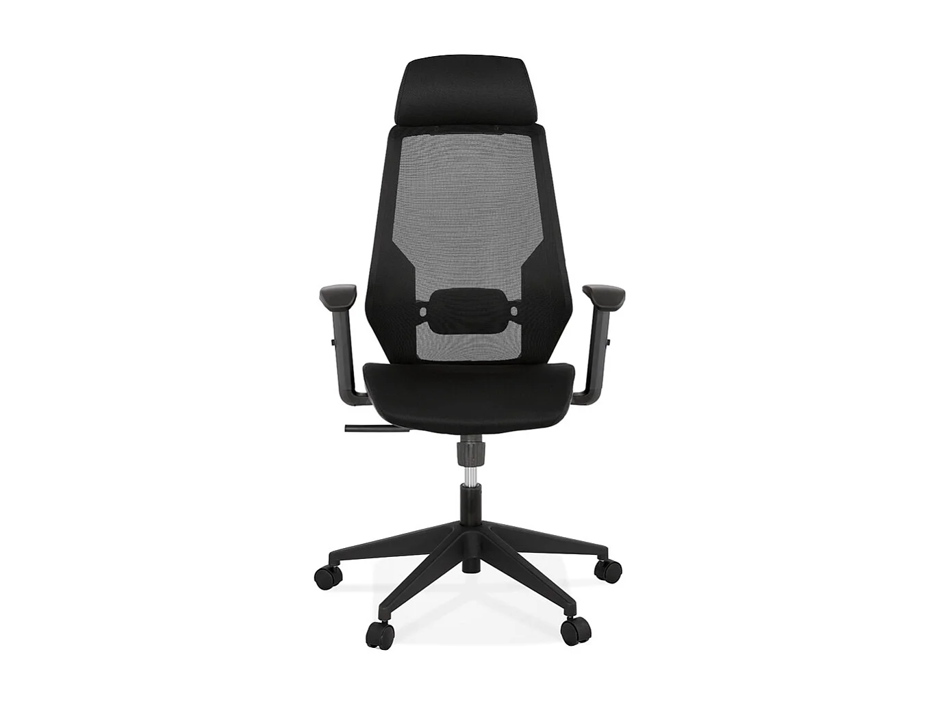 Schreibtischstuhl - VEKTOR - zwart - 60x67x128 cm