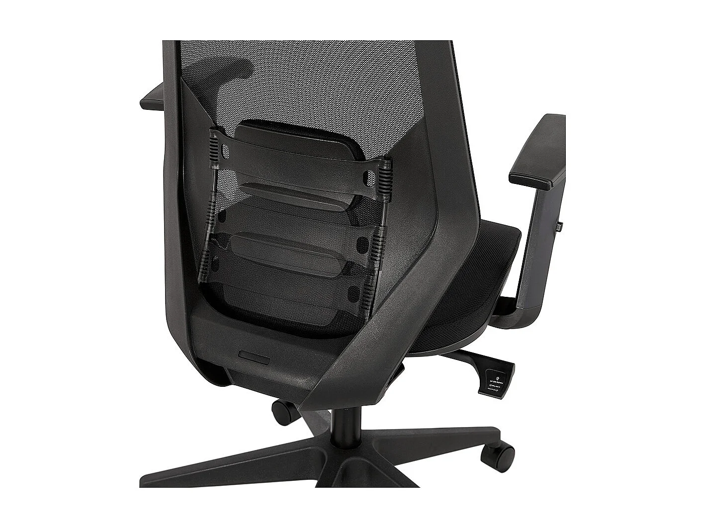 Schreibtischstuhl - VEKTOR - zwart - 60x67x128 cm