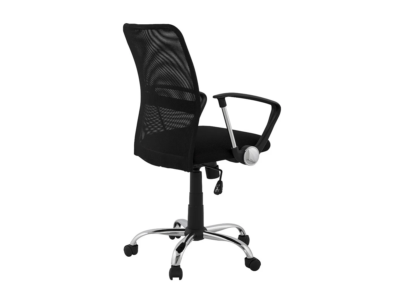 Schreibtischstuhl - TURIN - zwart - 47x47x105 cm