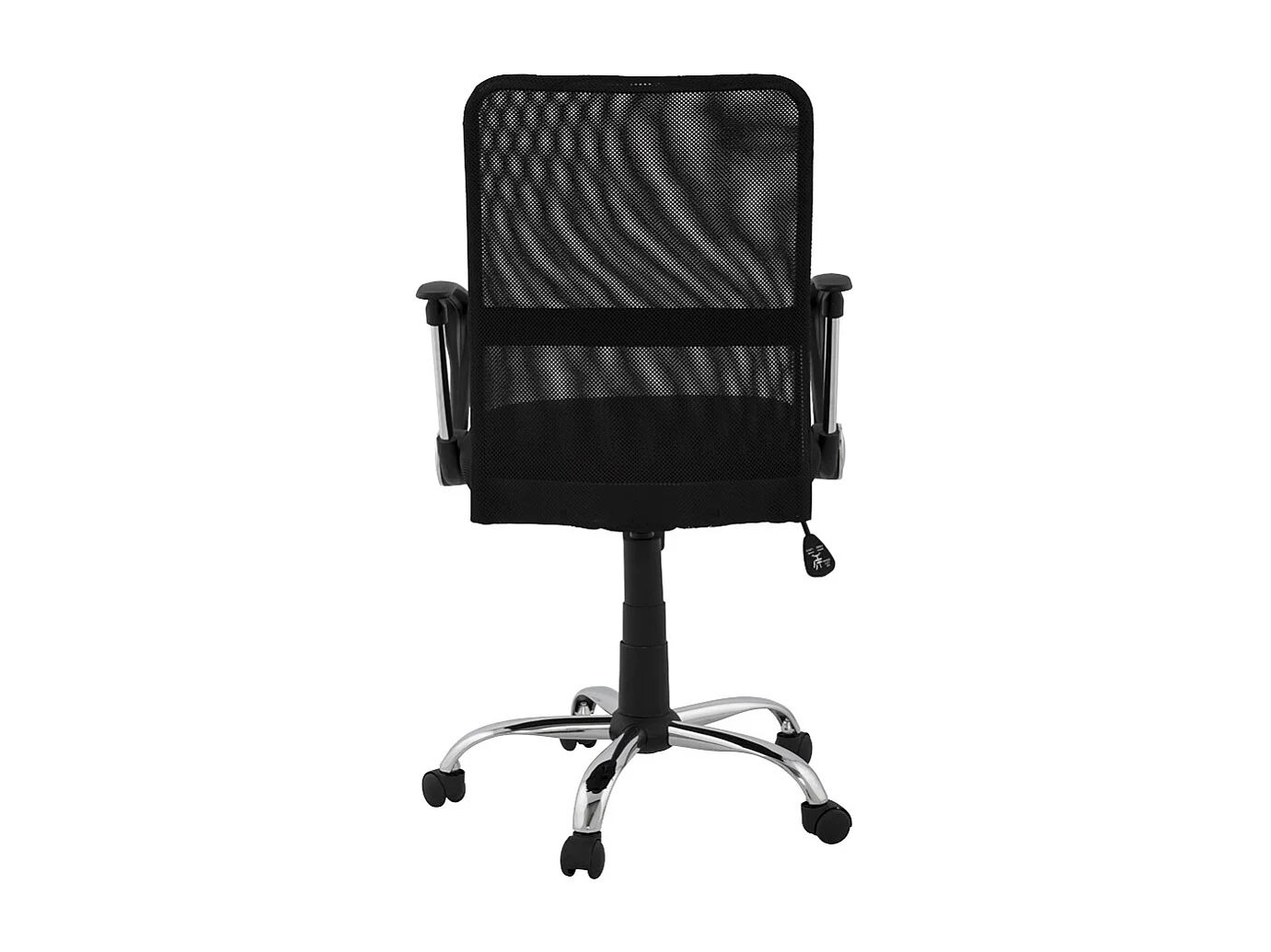 Schreibtischstuhl - TURIN - Schwarz - 47x47x105 cm