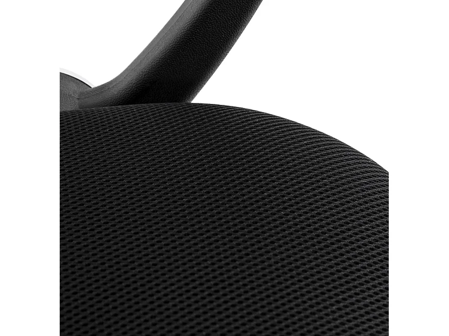 Schreibtischstuhl - TURIN - Schwarz - 47x47x105 cm