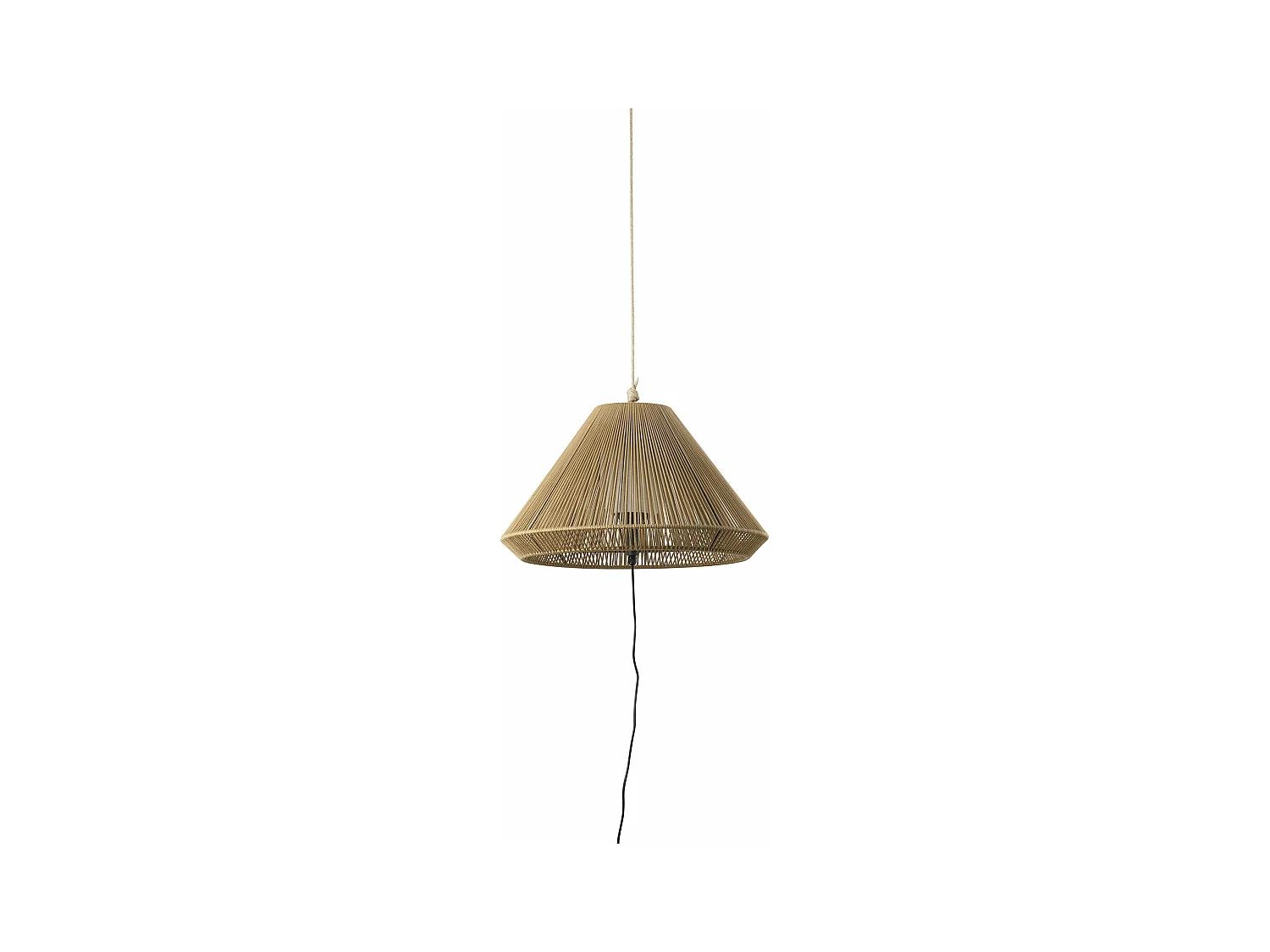 SAIGON OUT C70 Tragbare Lampe und ockerfarbene Aufhängung, Lochkappe, Lochkappe