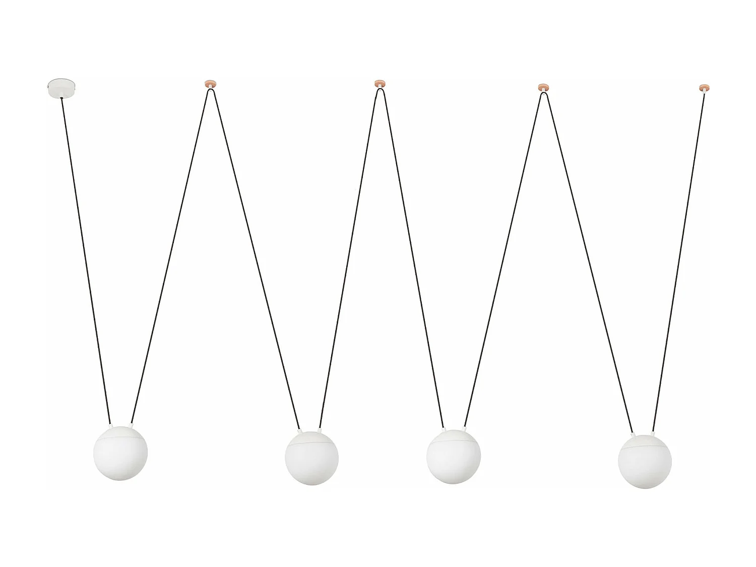 MINE VERRE SPACE 4L Suspension blanche