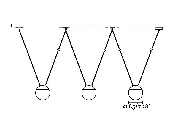 MINE SPACE 3L Grijze ophanging