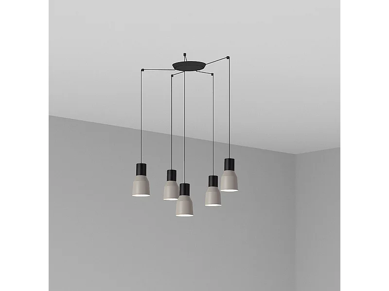 KOMBO 120 5L Lampe à suspension grise