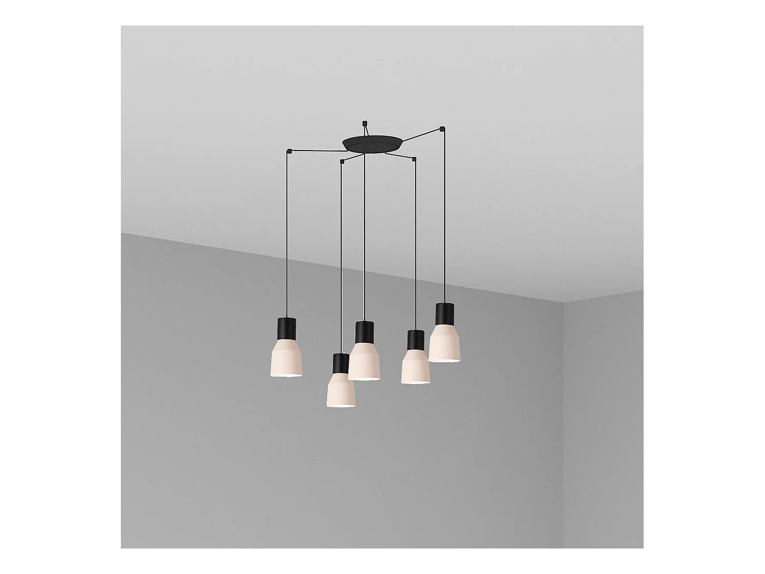 KOMBO 120 5L Beige Hängeleuchte