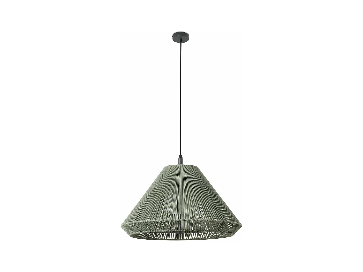SAIGON OUT C70 Lampe à suspension vert olive capuchon de trou capuchon conique