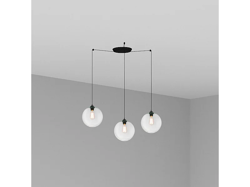CLARA 3L Lampe à suspension transparente