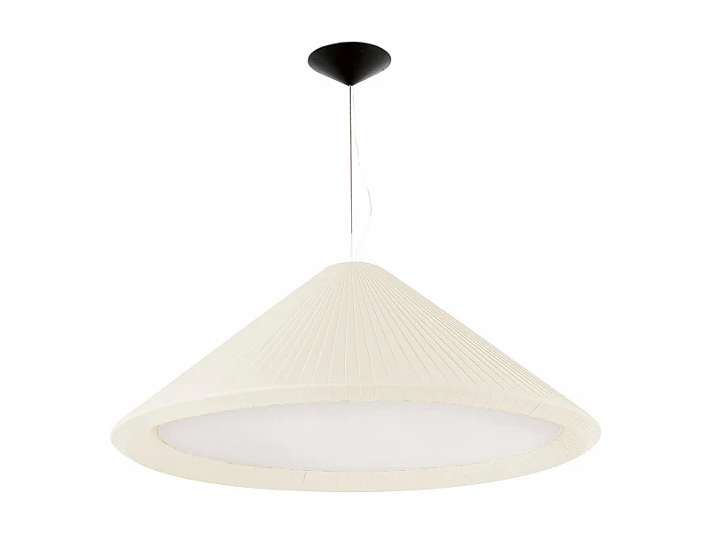 SAIGON IN 1300 Elfenbeinweiße Hängeleuchte