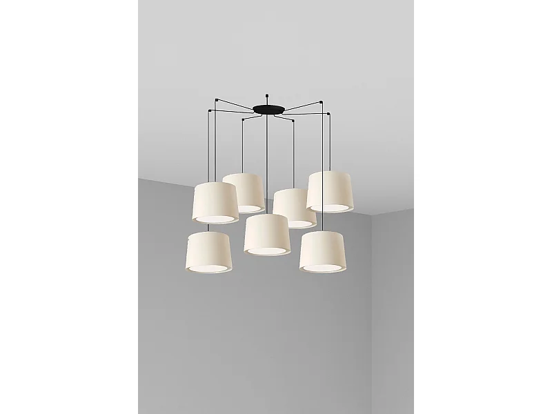 CONGA 7L Lampe à suspension blanche