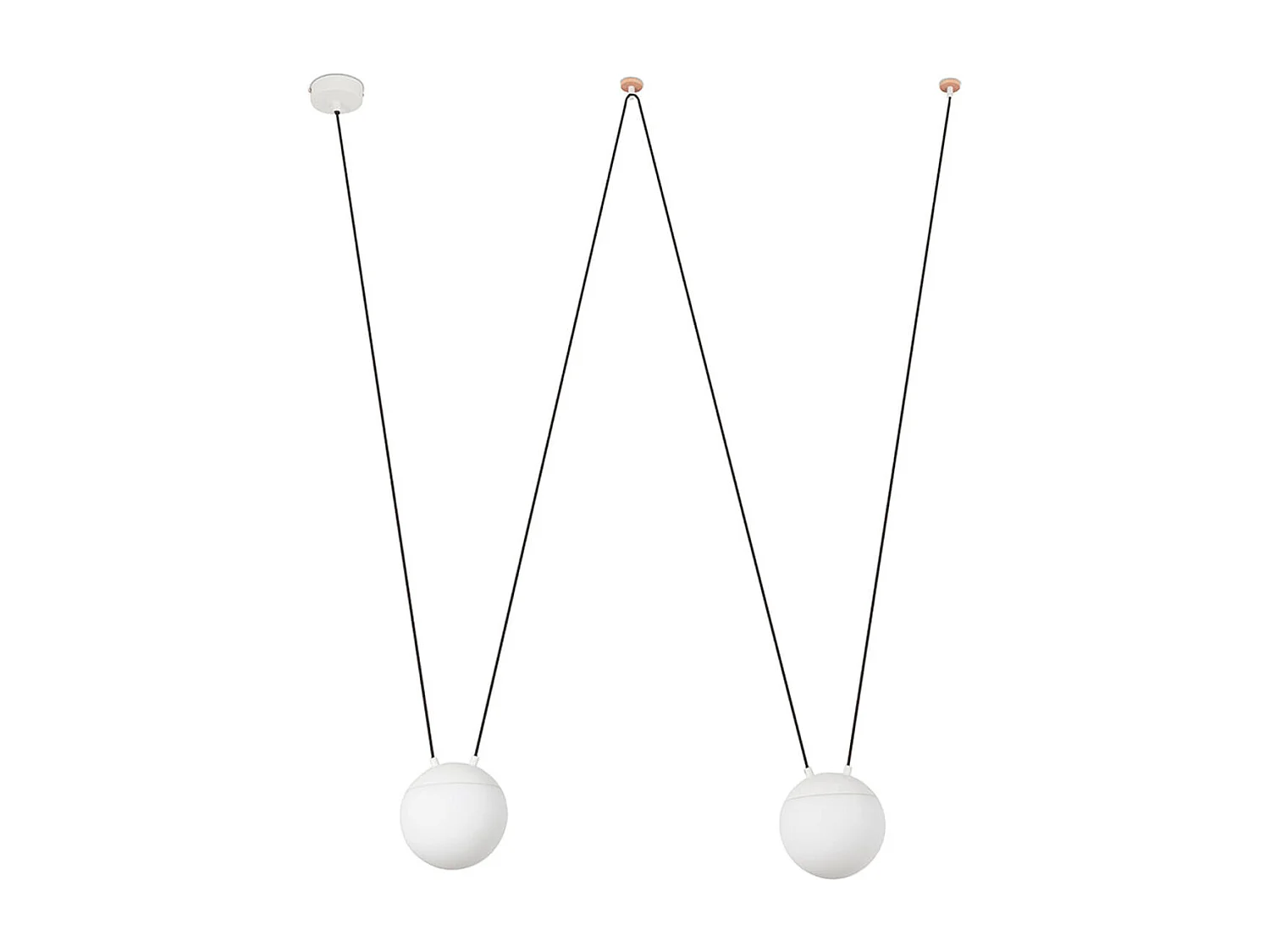 MINE VERRE SPACE 2L Suspension blanche