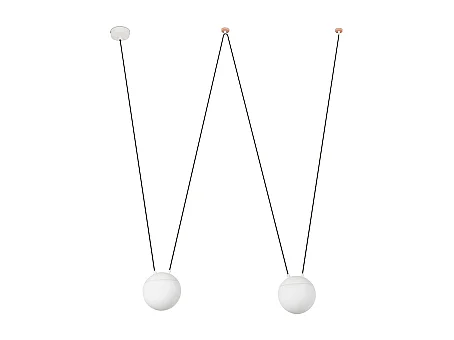 MINE VERRE SPACE 2L Suspension blanche