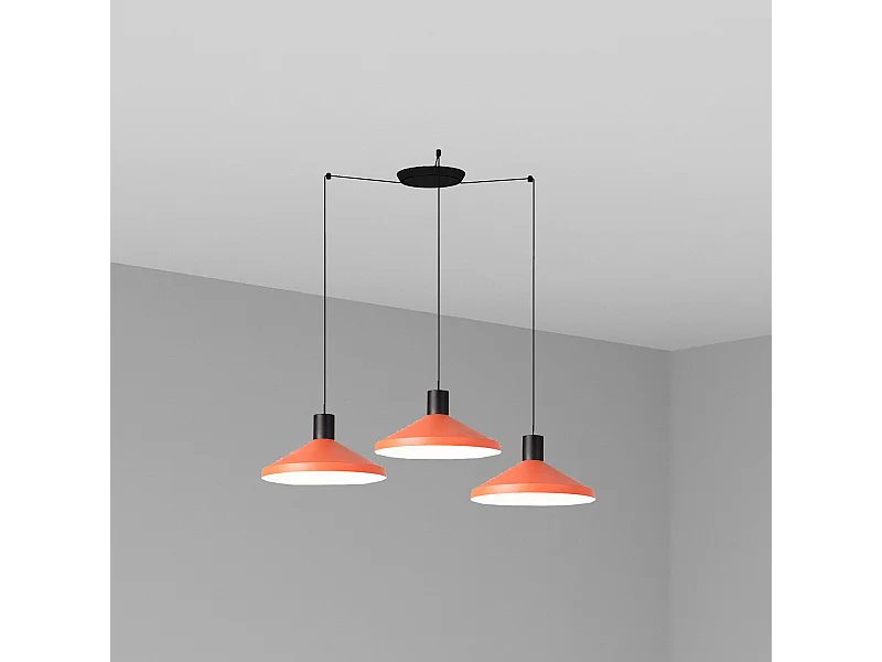 Lampe à suspension KOMBO 400 3L Terre cuite