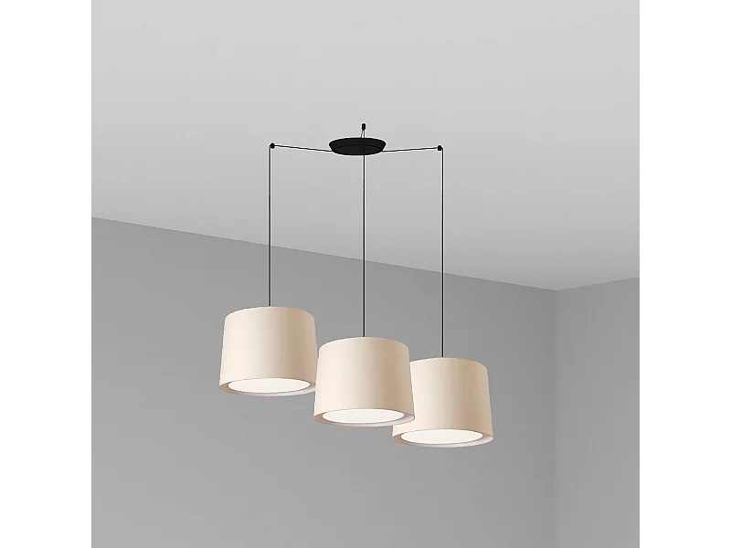 Lampa wisząca CONGA 3L Beżowa