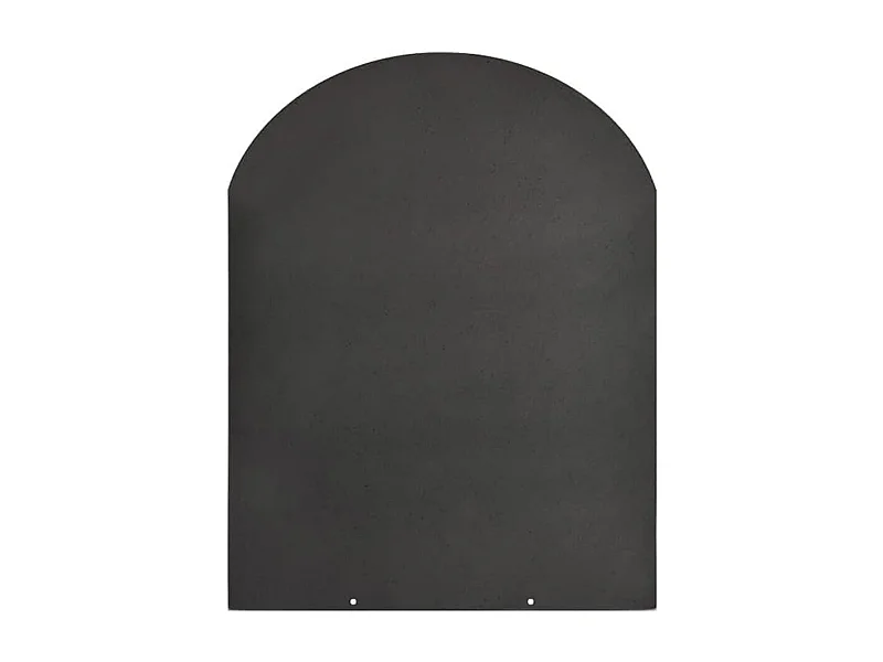 Plateforme de protection de sol pour poêles à bois et pellets en acier 90x80