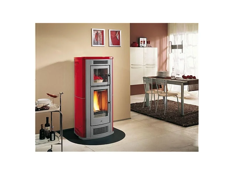 Plateforme de protection de sol pour poêles à bois et pellets en acier 90x80