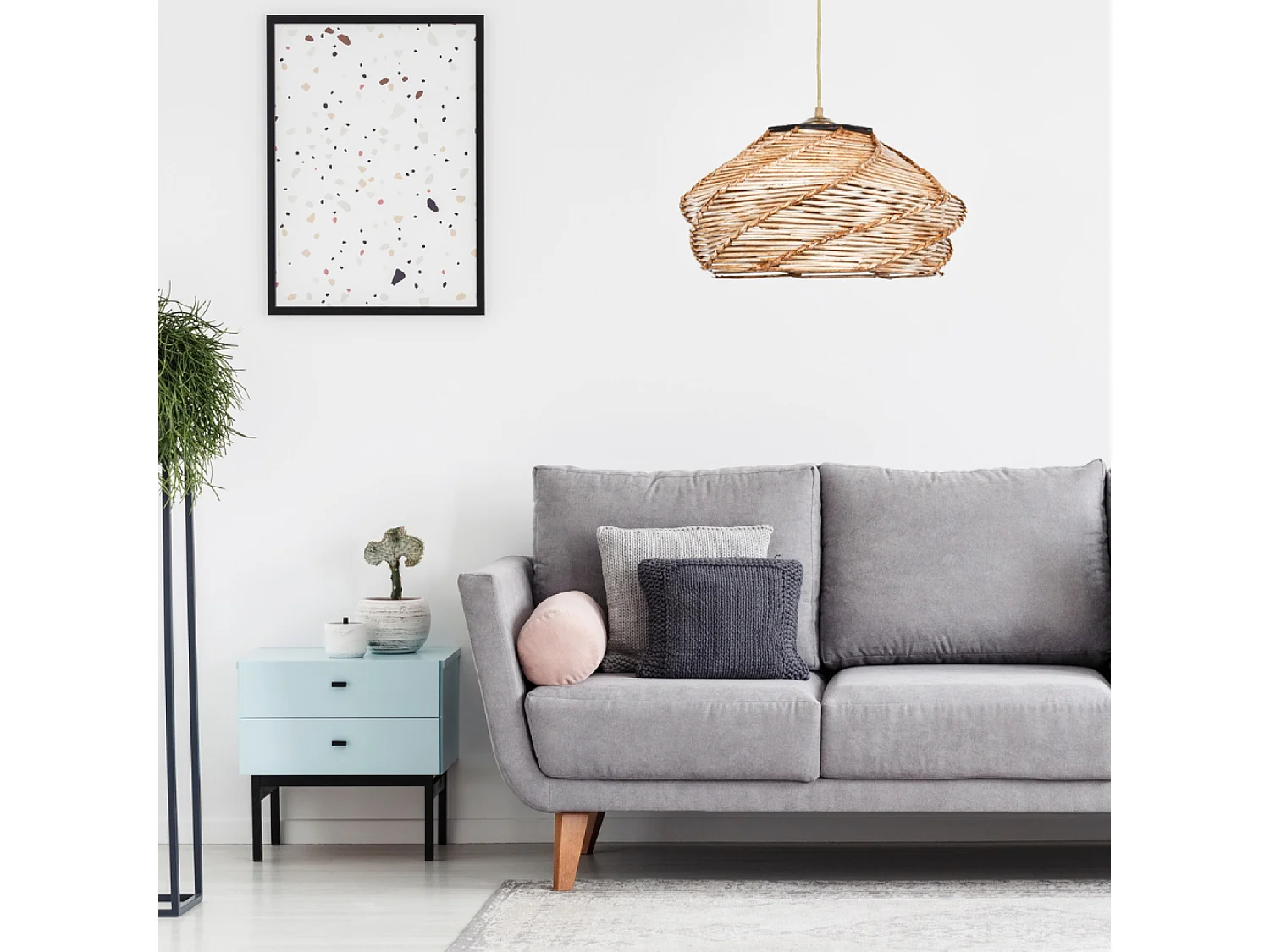 Suspension effet osier SARAH