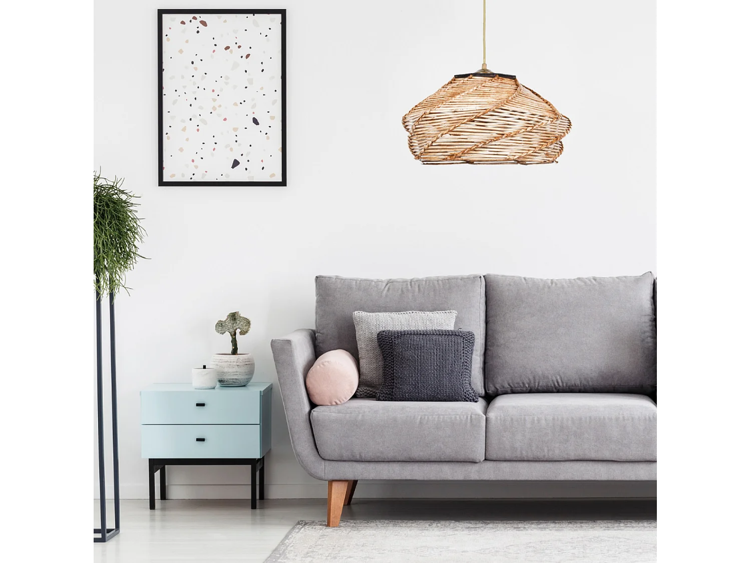 Suspension effet osier SARAH