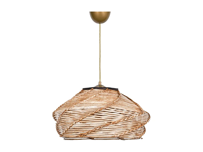 SARAH hanglamp van gevlochten wilg voor een natuurlijk en warm design
