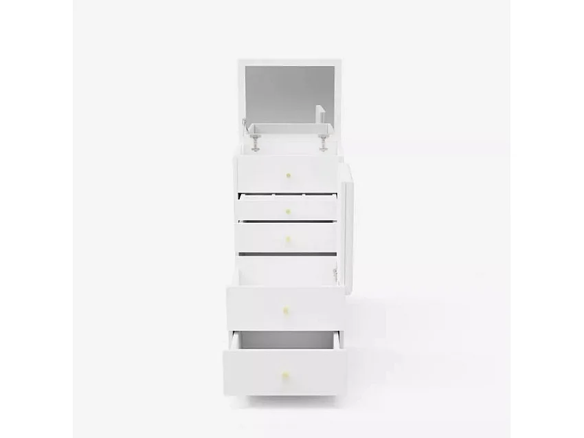 Mueble tocador maquillaje espejo mesilla ahorra espacio Deva