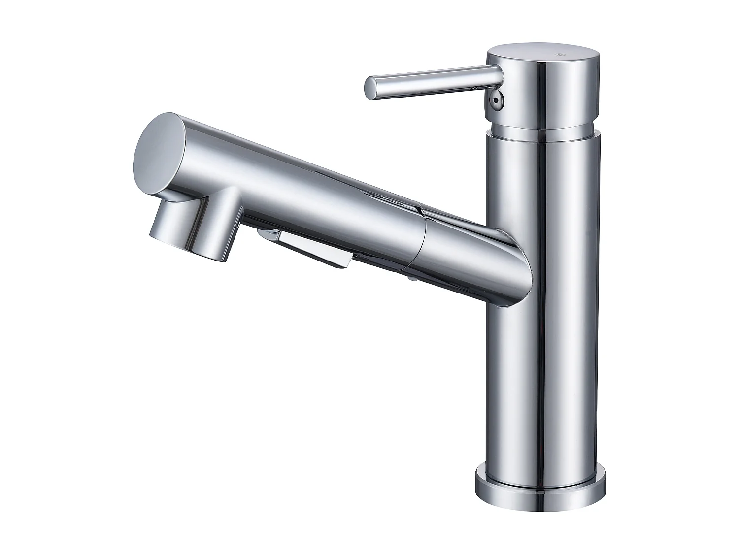 Robinet de Cuisine avec Douchette Extractible 2 Jets au Choix Mitigeur Cuisine d'évier Chromé Laiton - Homelody