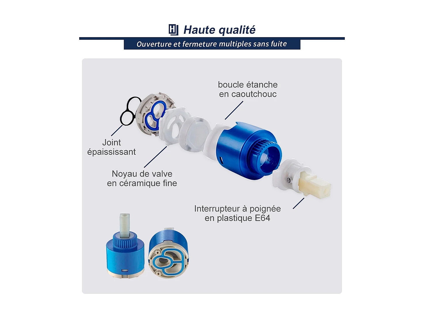 Robinet Salle de Bain Cascade Haut Mitigeur pour Vasque Chromé Robinet Design Moderne Corps en Acier Inox