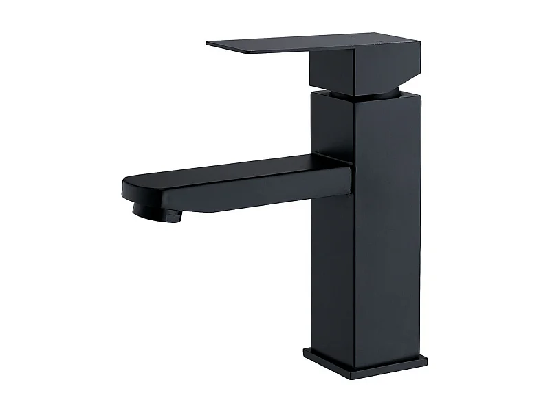 Robinet Salle Bain Noir Mitigeur Lavabo en Laiton Mitigeur Salle de Bain Contient des Tuyaux Chauds et Froids