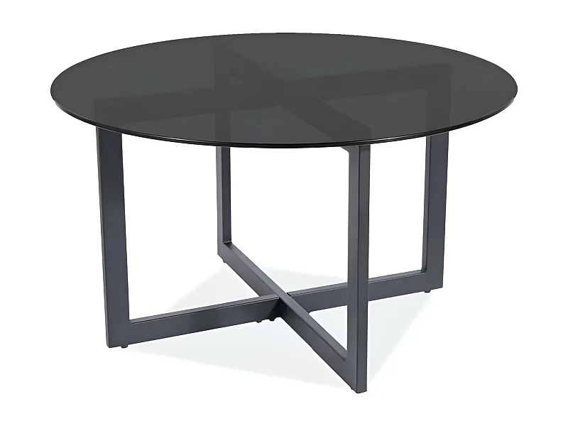 Table basse Almeria /Verre/Noir