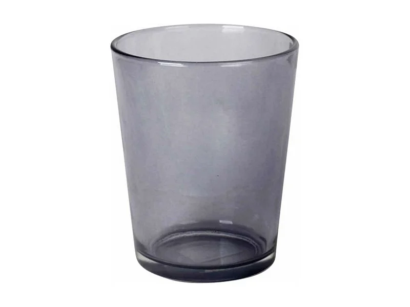Cache Pot en Verre "Chic & Tendance" 16cm Gris