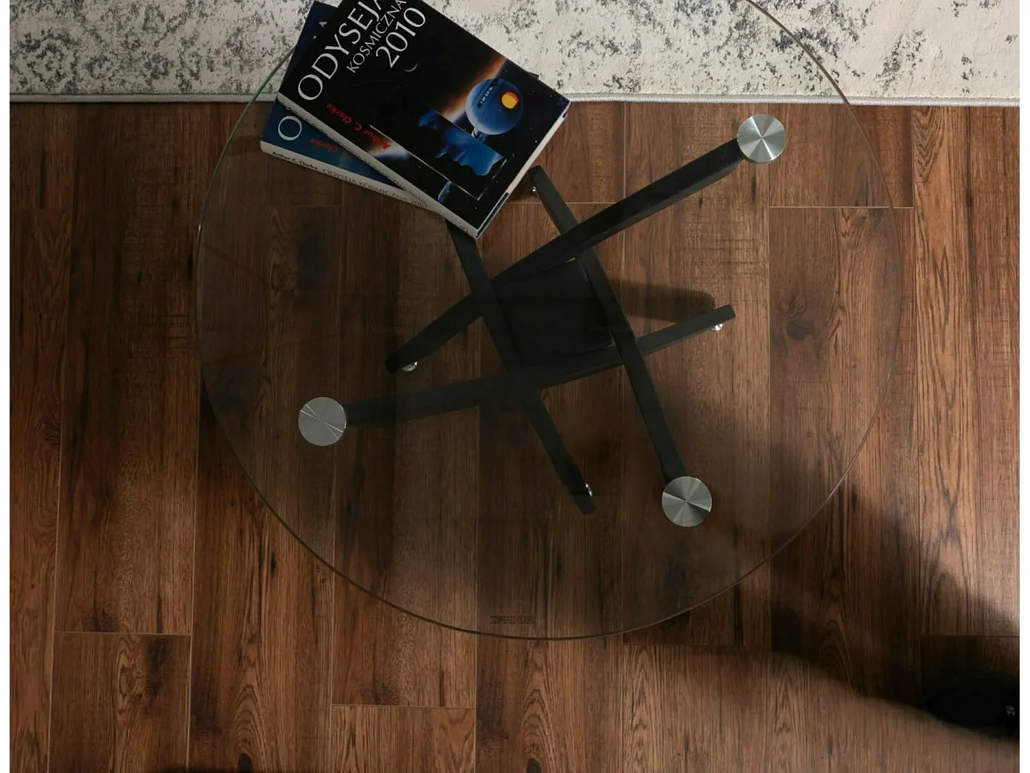 Table basse Agis/Verre/Noir