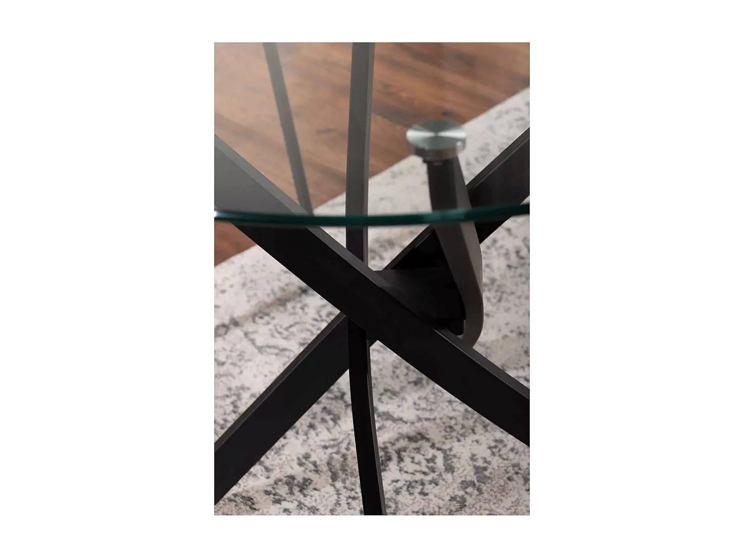 Table basse Agis/Verre/Noir