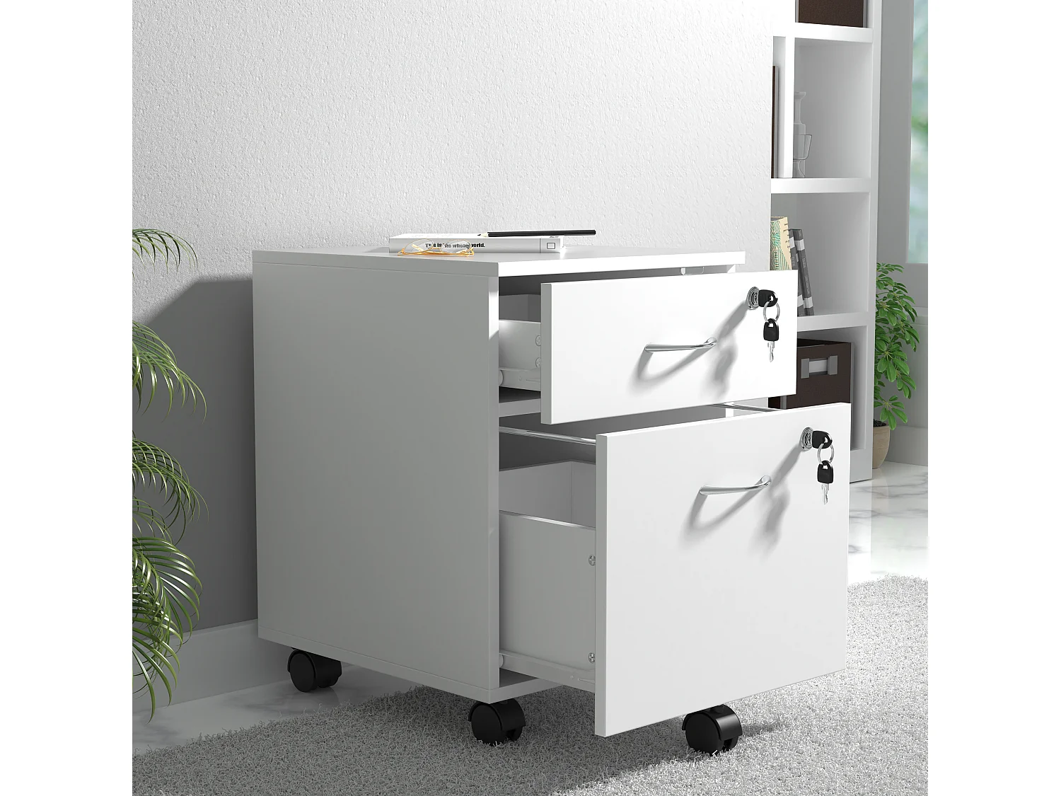 Roll Container Baula White 0