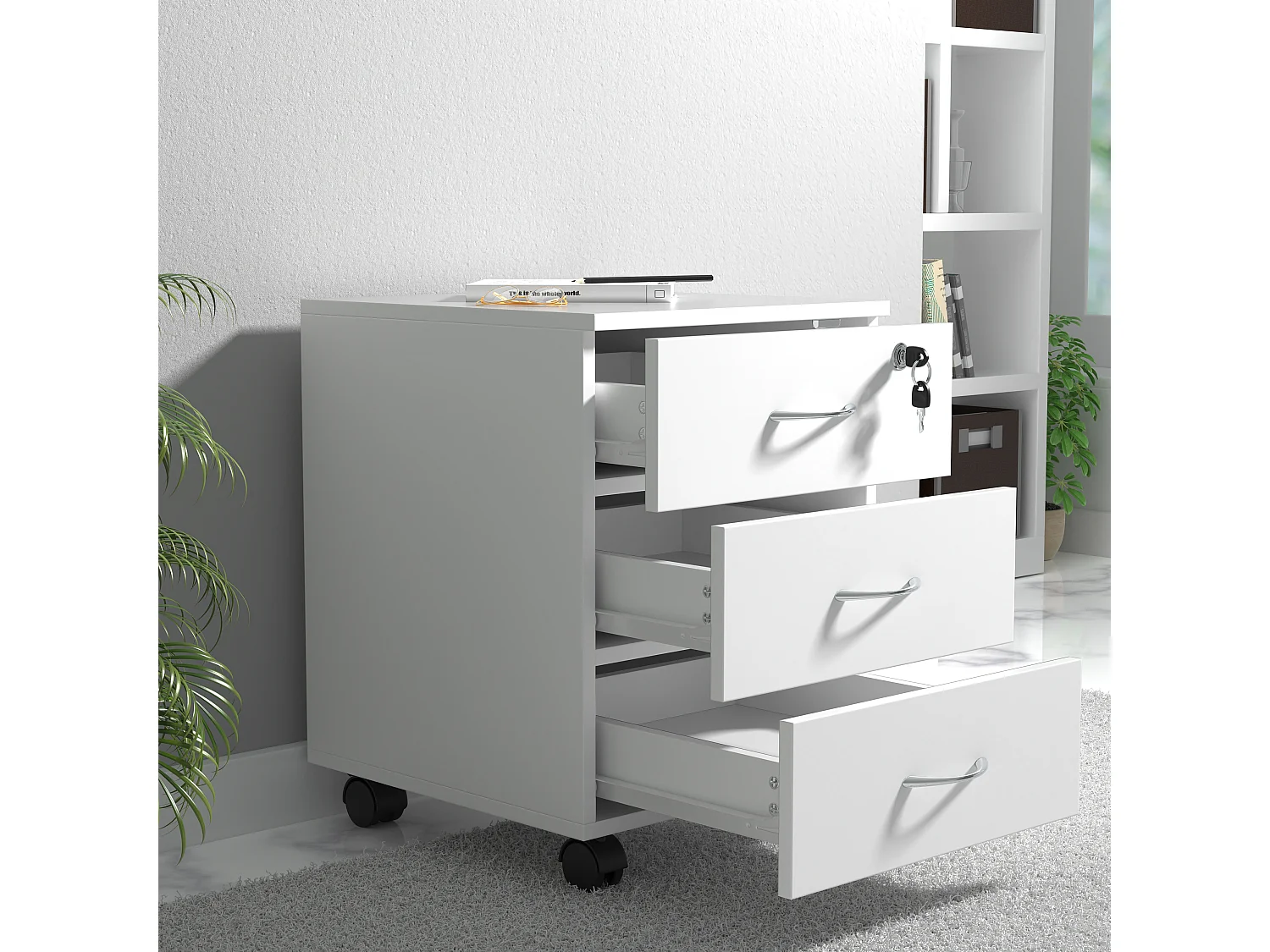 Roll Container Baula White 0