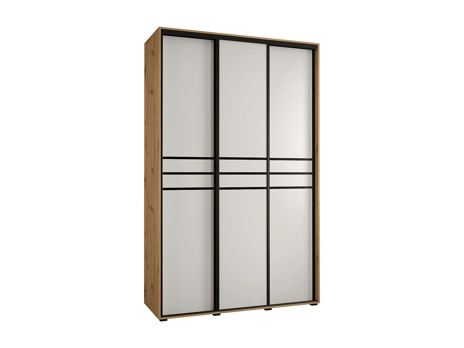 ARMOIRE DAVOS 10 À PORTES COULISSANTES 235,2/160/60 3 portes