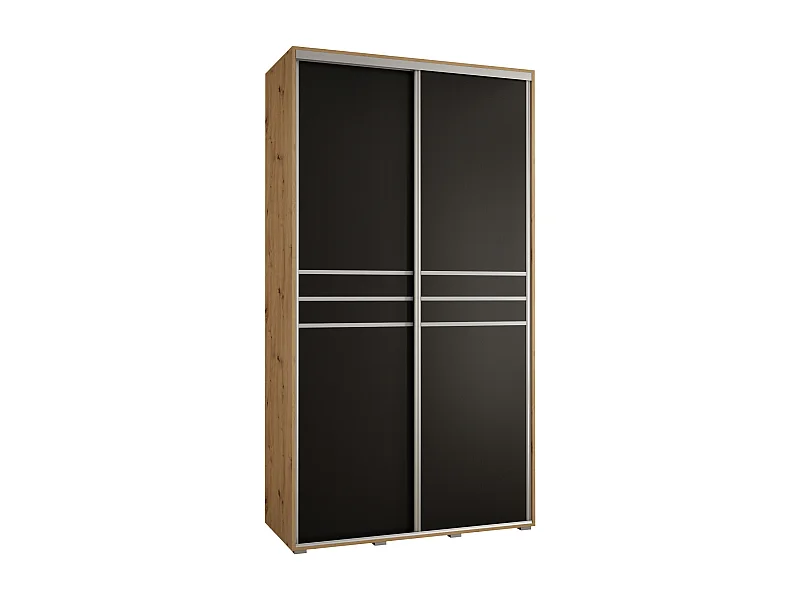 ARMOIRE DAVOS 10 À PORTES COULISSANTES 235,2/130/45 2 portes