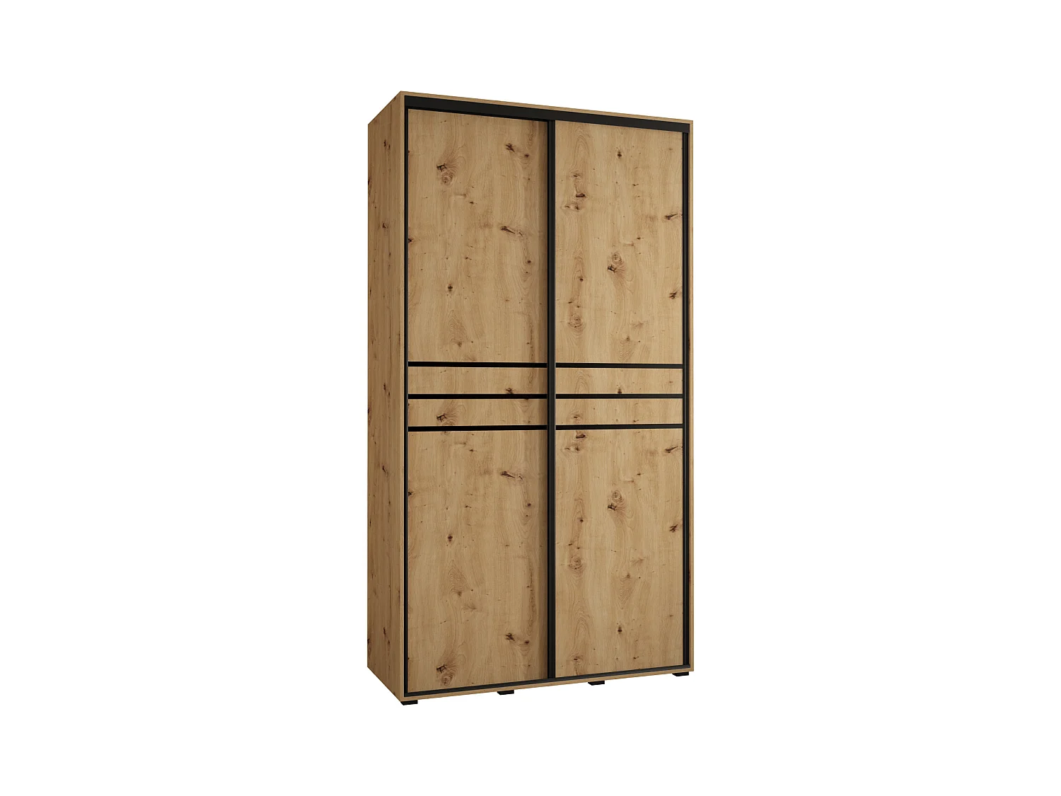 ARMOIRE DAVOS 10 À PORTES COULISSANTES 235,2/130/45 2 portes