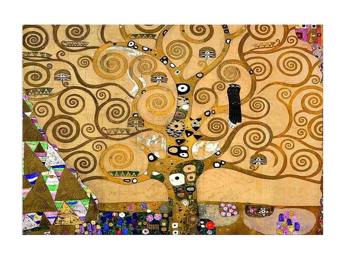 Toile décorative Arbre de vie 100 x 70 cm