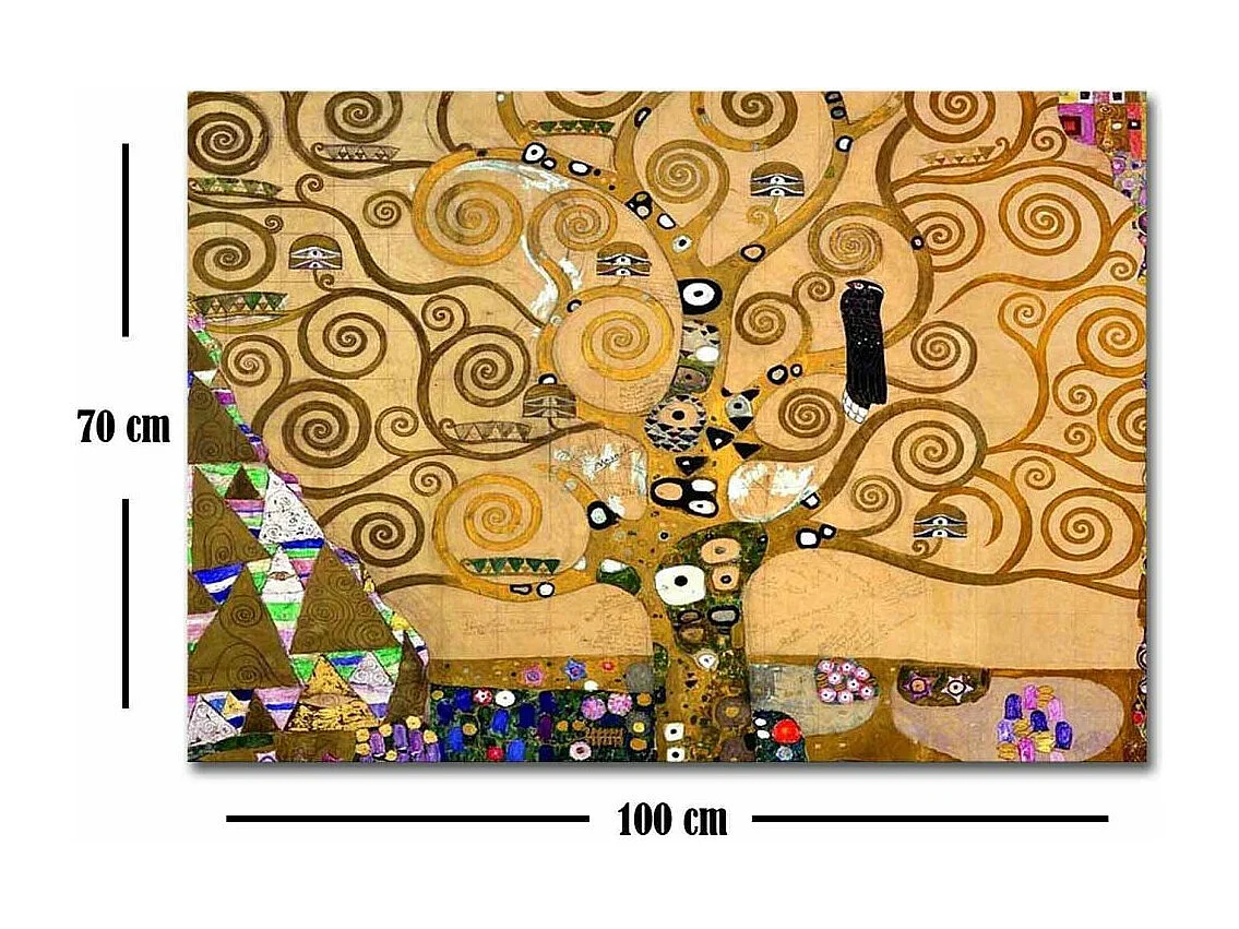 Toile décorative Arbre de vie 100 x 70 cm