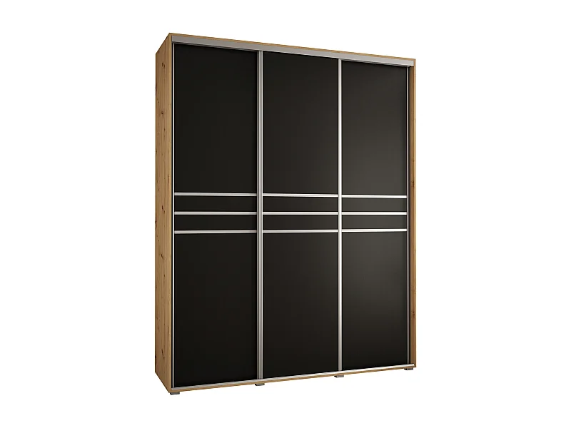 ARMOIRE DAVOS 10 À PORTES COULISSANTES 235,2/190/60 3 portes