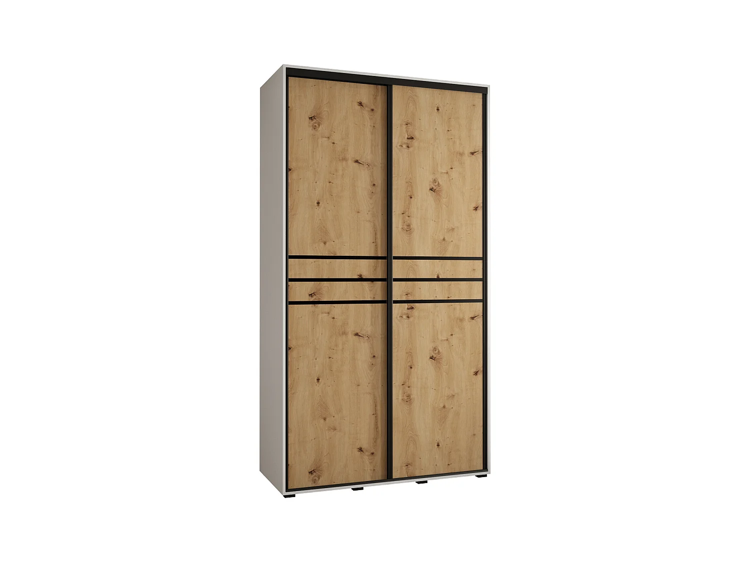 ARMARIO CON PUERTAS BATIENTES 235,2/130/60 2 puertas