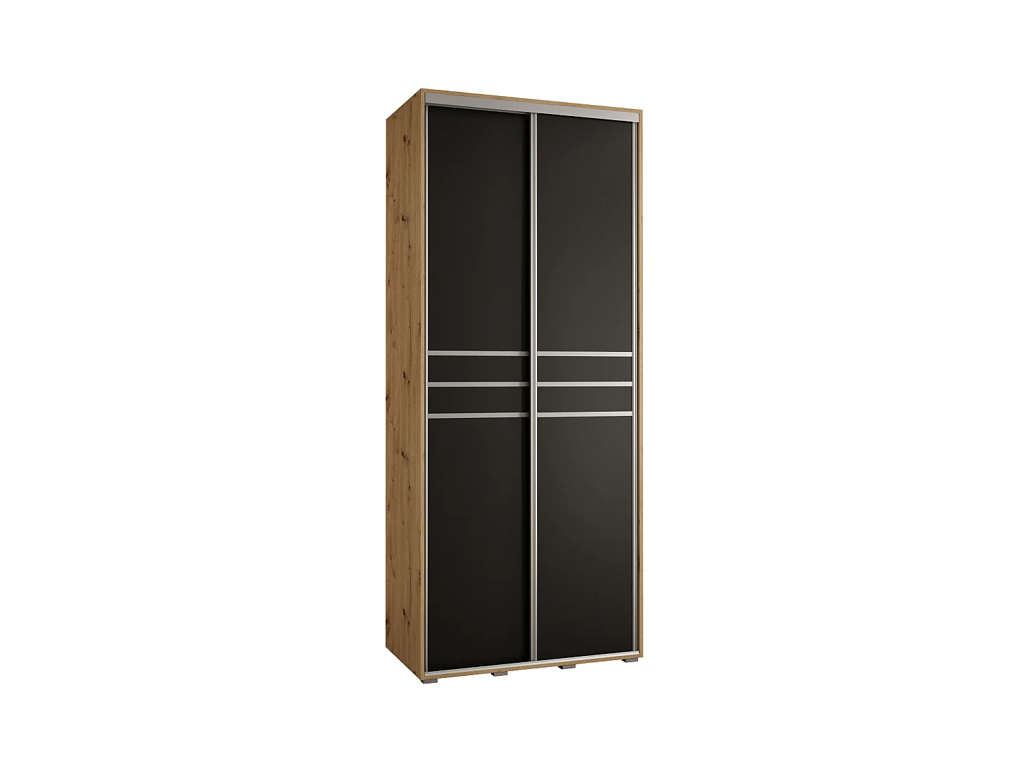 ARMOIRE DAVOS 10 À PORTES COULISSANTES 235,2/100/60 2 portes