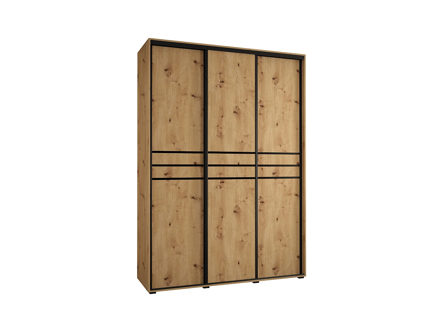 ARMOIRE DAVOS 10 À PORTES COULISSANTES 235,2/170/60 3 portes