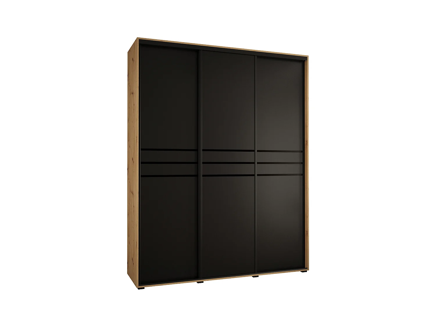 SCHWEBETÜRENSCHRANK 235,2/190/60 3-türig