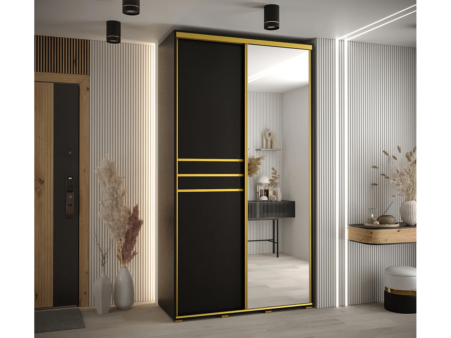 ARMARIO CON PUERTAS BATIENTES 235,2/130/60 2 puertas