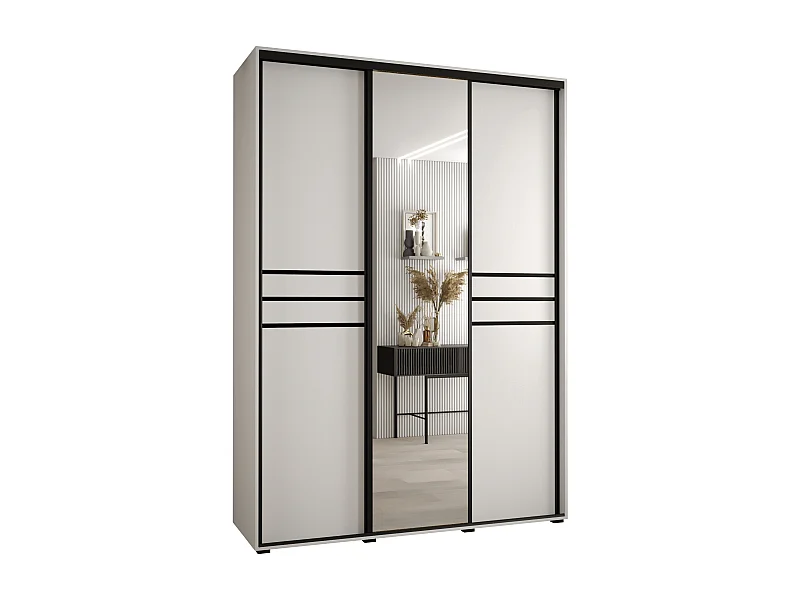 ARMOIRE DAVOS 11 À PORTES COULISSANTES 235,2/170/45 3 portes