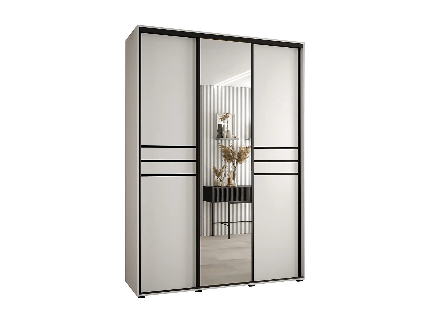 ARMOIRE DAVOS 11 À PORTES COULISSANTES 235,2/170/45 3 portes